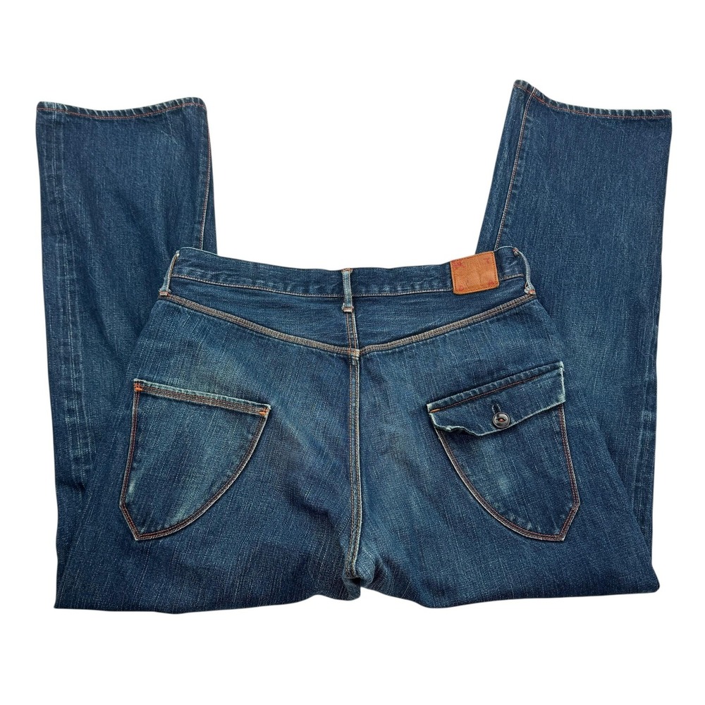 Hiroshi Kato Tool Project Jeans Mens 33x30 Selvedge Straight Button Fly Japan